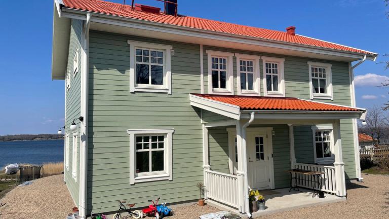 schwedisches Holzhaus