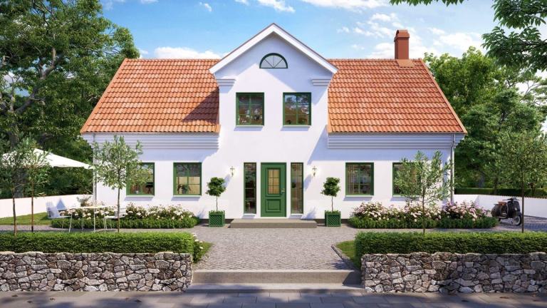 schwedisches Holzhaus