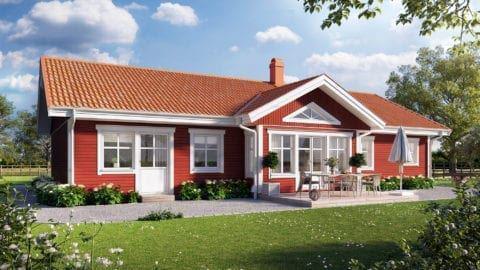 schwedisches Holzhaus